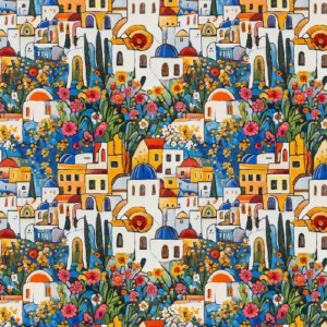 Cotton Mediterranean Houses