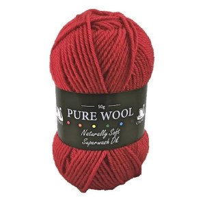 Cygnet Pure Wool DK 50g Cranberry