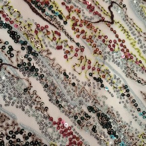 Embroidered Tulle Multi-Coloured 150cm