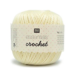 Essentials Crochet Cotton Cream