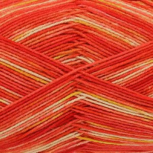 Footsie 4ply Tomato