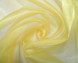 Glitter Organza Yellow