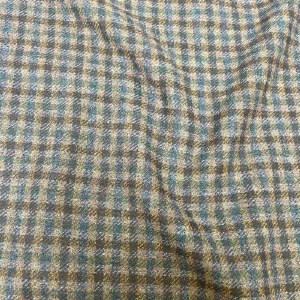 Vintage Irish Tweed From Co.Mayo Green+Gold