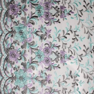 Kew Embroidered Floral Lace Lilac