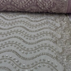 Beige Swirl Mesh