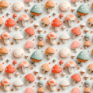Little Johnny 3D Mushrooms