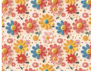 Little Johnny 3D Rosa Flowers
