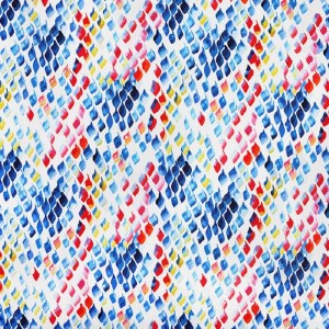 Little Johnny Printed ViscoseSnakeskin White