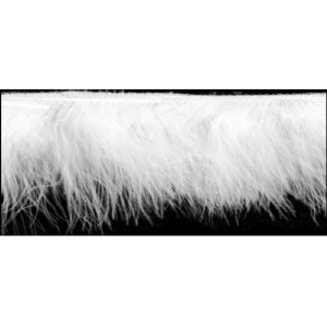 Marabou Feather Trim White