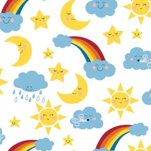 Craft Cotton Happy clouds Happy skies