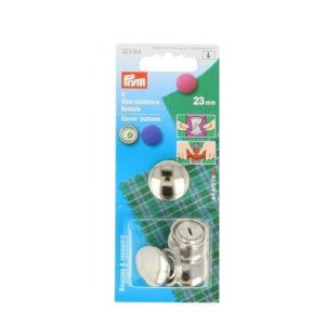 Prym Brass Cover Buttons 23mm