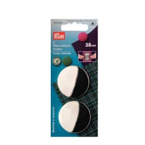Prym Brass Cover Buttons 38mm