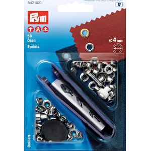 Prym Eyelets 4mm silver