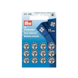 Prym Snap Fasteners 11mm Silver