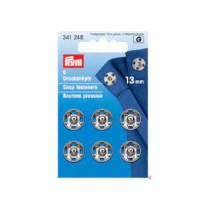 Prym Snap Fasteners 13mm Silver