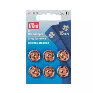 Prym Snap Fasteners 15mm rose