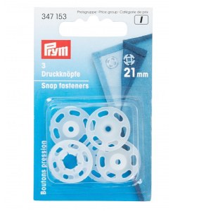 Prym transparent Snaps 21mm