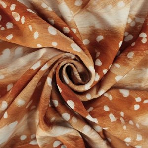Rayon Sateen Deer