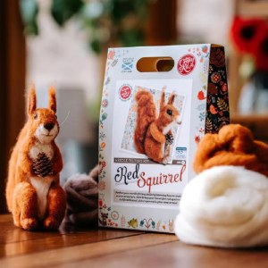Red Squirrel Needle Felt Kit
