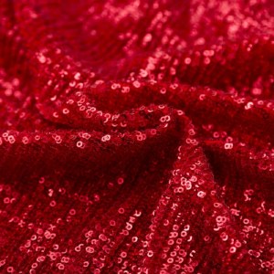 Sequins All-Over 2 Way Stretch Red