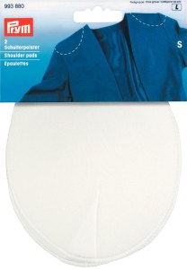 Prym Shoulder Pad Raglan Covered White