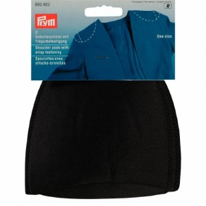 Prym Shoulder Pad Strap Fastening Black