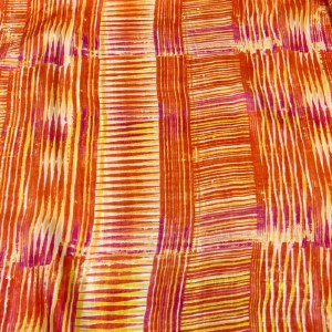 Tangerine/Magenta 100% Silk