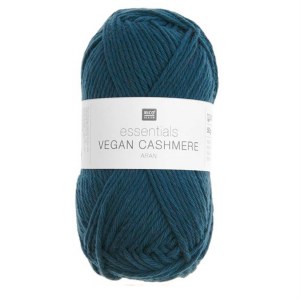 Vegan Cashmere Aran Petrol