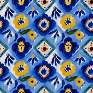 Viscose Lawn Ceramic Story Check Tiles