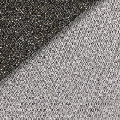 Tulle Strass Effect Nero/or