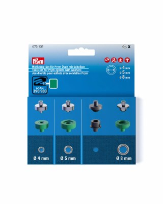 Vario tool set for eyelets*