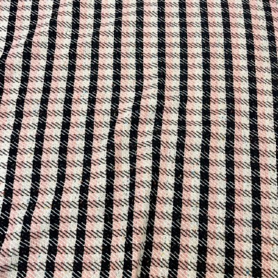 36% Wool Pink Check