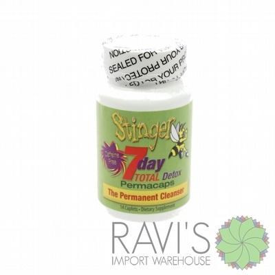 Stinger 7 day Total Detox Permacaps Permanant Cleanser (14 Caplets)