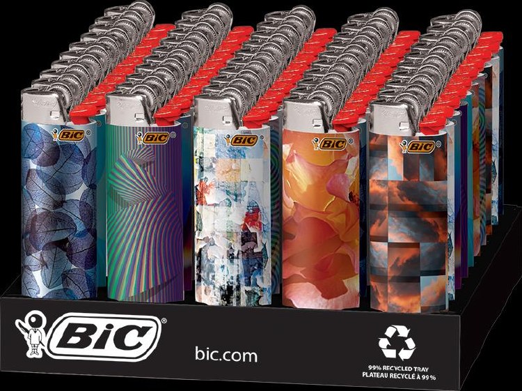 BiC Lighter Geometrics Ravi's Import Warehouse