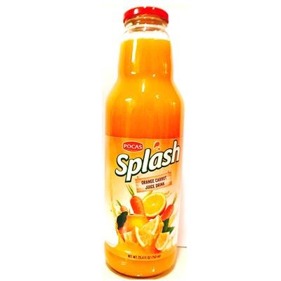 Pocas Splash Orange Carrot Juice 8*750ml