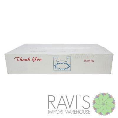 Plastic Bag Thank You Small Black