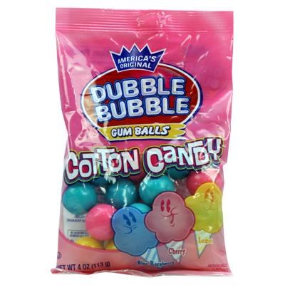 Dubble Bubble Peg Cotton Candy Gum Balls - Ravi's Import Warehouse