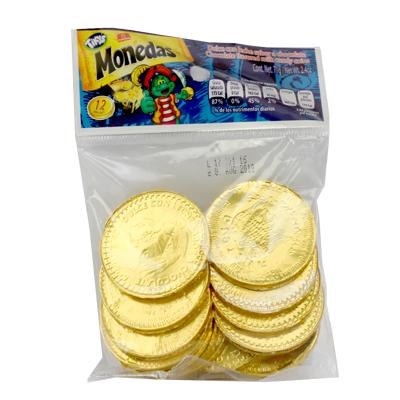 Nucita Monedas Chocolate Coins Gold - Ravi's Import Warehouse