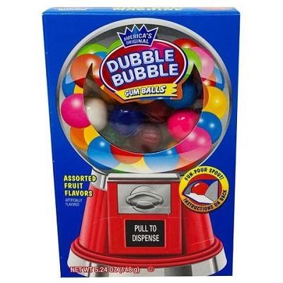 Dubble Bubble Gumball Machine Box 5.24 oz.