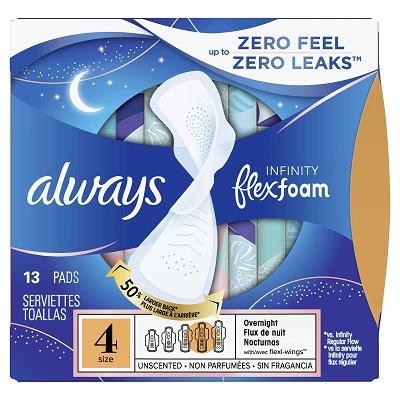 Always Infinity Flex Foam