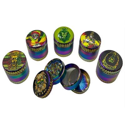 Tobacco Grinder Rainbow Rasta Image