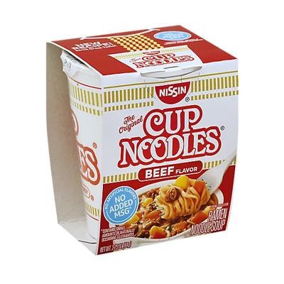 Nissin Cup Noodles Beef - Ravi's Import Warehouse