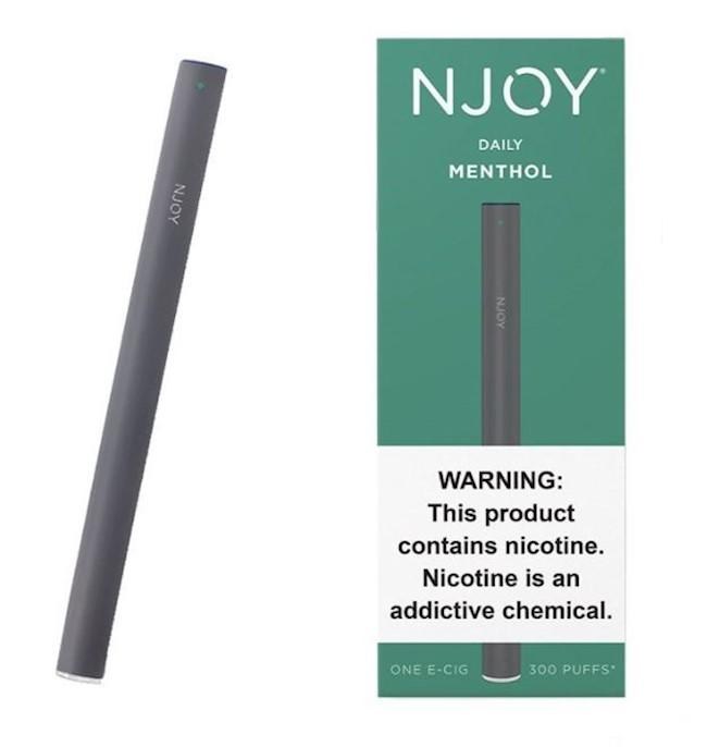 NJOY Daily Disposable ECigarette Extra Menthol Ravi's Import Warehouse