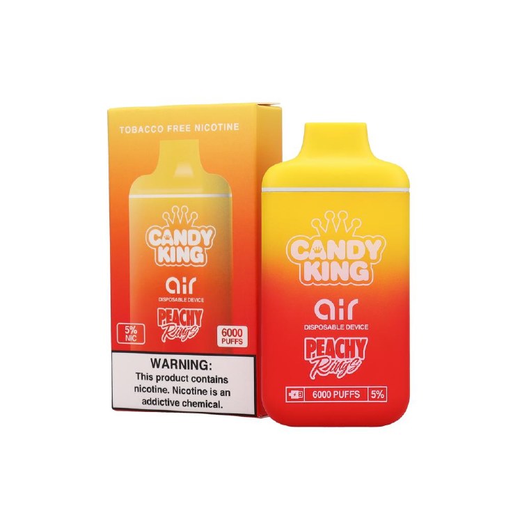 Candy King Air Disposable Peachy Rings Ravi's Import Warehouse