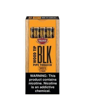 Swisher Sweets BLK Smooth Wood Tips 5pk - Ravi's Import Warehouse