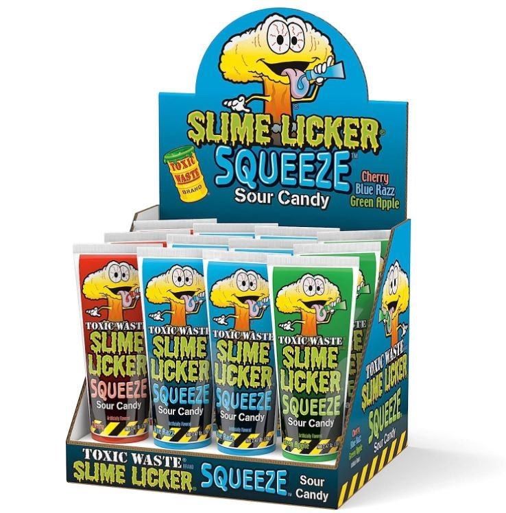 Toxic Waste Slime Licker Squeeze Assorted Flavors Ravi's Import Warehouse