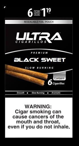 Ultra Cigarillos Black Sweet