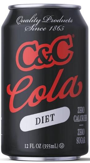C&C Cola Diet Cola Cans