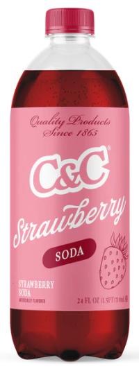 C&C Cola Strawberry Bottle
