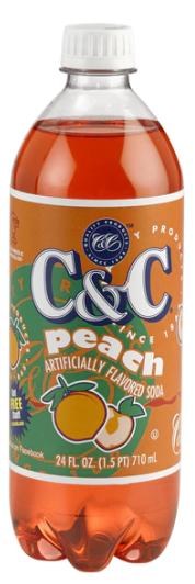 C&C Cola Peach Bottle